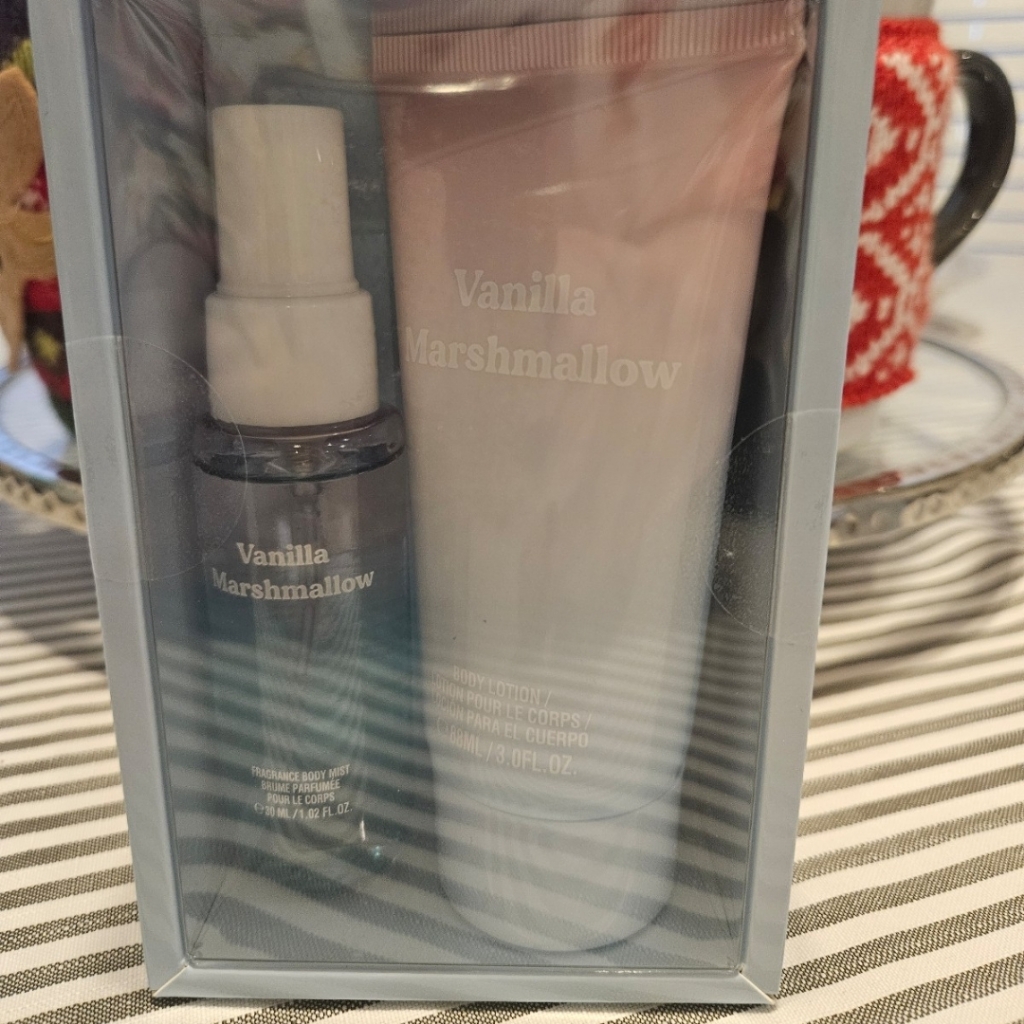 Vanilla Marshmallow Body Lotion And Spray Set